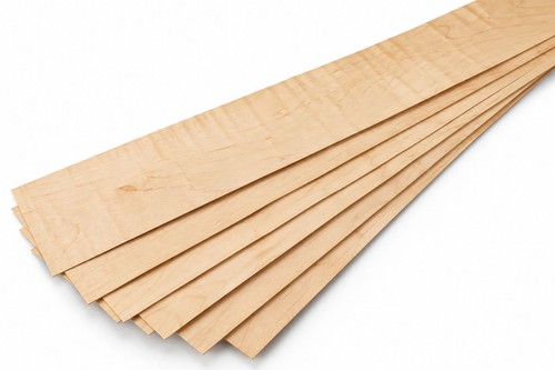 Furnier ahorn blatt 92x8 cm - ahorn,